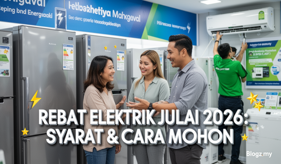 Rebat Elektrik Julai 2026: Syarat & Cara Mohon